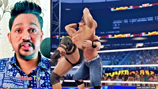 WWE 2k23  John Cena vs Stone Cold Match on Summerslam in Hindi Gameplay [upl. by Llenej]