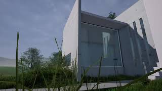 Tadao Ando  Ishii House  rendered video [upl. by Orazal]