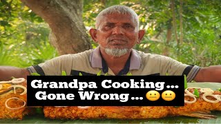 Grandpa Cooking  Village Cooking  Fish Fry  Village Galeries [upl. by Sana47]