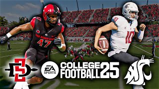 NCAA 25 WSU  SDSU [upl. by Gnuoy]