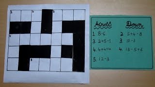 Maths Cross Word Puzzle [upl. by Amasa]