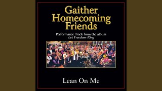 Lean On Me High Key Performance Track Without Background Vocals [upl. by Emie]