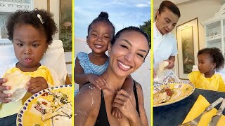 Jeannie Mai’s Daughter Monaco Tries New Foods For The Help Of A Personal Chef👩🏾‍🍳🍴 [upl. by Southard]