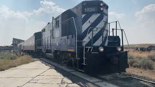 Inland Northwest Rail Museum Anniversary Train WIampM 1838 GP9 [upl. by Shaylah]