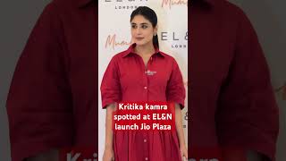 Kritika kamra spotted at ￼ELampN Jio Plaza kritikakamra jioworldplaza launch brand bollywood [upl. by Nivej]