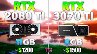 RTX 3070 Ti vs RTX 2080 Ti  Test in 10 Games [upl. by Amar]