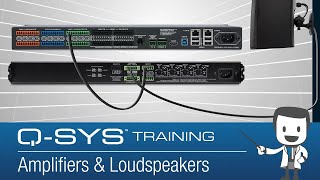 QSYS Software Overview Part 9  Amplifiers amp Loudspeakers 2022 [upl. by Ahker718]