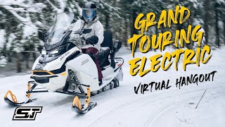 Purpose Built EPower  2024 Ski Doo Grand Touring Electric Snowmobile [upl. by Nuzzi121]