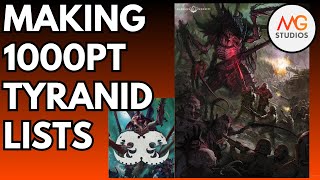 1000pt Tyranid Lists for EACH Detachment  Warhammer 40k 10th Ed [upl. by Briny]