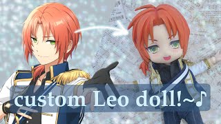 Making a Custom Nendoroid Doll 👑🎶Leo Tsukinaga  Ensemble Stars [upl. by Auhel]