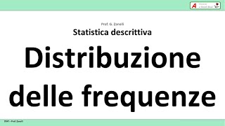 Statistica facile  05  Grafico delle frequenze [upl. by Eniron343]