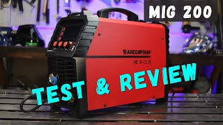 ArcCaptain MIG 200 Welder Review Better than Titanium MP [upl. by Eiramrebma]