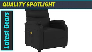 vidaXL Modern Relaxation Massage Recliner Chair The Ultimate Comfort Experience [upl. by Onstad]