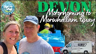 Motorhome trip to Devon  Going underground on the Copper Mine Train  Morwhellham Quay [upl. by Noscire180]