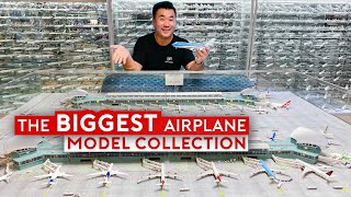 The Worlds Biggest Airplane Model Collection [upl. by Ettevey]