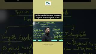 Tangible vs Intangible Assets Compared in One Minute  assets CAWizardOfficial [upl. by Gonagle]