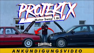 Golf 2 ProjektX Motorumbau auf 18t Ep22 [upl. by Atihcnoc]