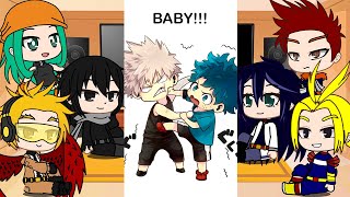 Pro Heroes React To Class 1A Students  BNHAMHA  Gacha Club [upl. by Atinaw]