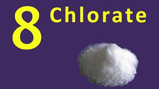 Chlorate  Potassium chlorate  Sodium chlorate [upl. by Fronniah514]