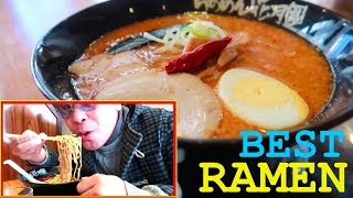 The BEST Spicy RAMEN in JAPAN 🇯🇵Arashi Genkotsu Barikara [upl. by Ellasal]