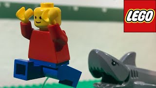 THE LASER SHARKS LEGO Stop motion [upl. by Godliman]