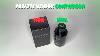 REAL VS FAKE PRIVATE VENDOR COLOGNE COMPARSION So You Dont Have To [upl. by Iorgos]