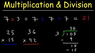 Mathematics  Basic Multiplication amp Long Division [upl. by Gonyea]