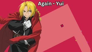 Fullmetal Alchemist Brotherhood  Opening 1 Again  Yui Bouncing Square Cover [upl. by Sitoiyanap]