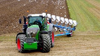 Fendt 1050 vario  8 furrow Lemken Diamant 11 OnLand Plowing  KMWP  Pflügen [upl. by Assirrem870]