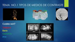 Tipos de Medios de Contraste Y Conceptos de Enfermería [upl. by Buckingham]