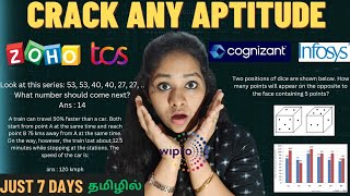 Study💯only these topics💥🚀 to Crack APTITUDE ROUND😱 for ANY Company🤩  ZOHO🧨  TCS  Infosys  CTS [upl. by Nyved]