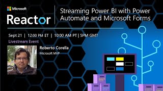 Streaming Power BI with Power Automate and Microsoft Forms [upl. by Hsinam192]