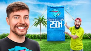 I Made World Largest Play Button for MrBeast  මම MrBeast ට ලෝකයේ ලොකුම පලකය හැදුවා [upl. by Gilmore445]