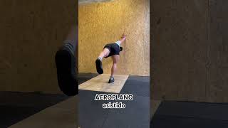 Aeroplano de cadera asistido con pared  wall assisted hip airplane [upl. by Phox]