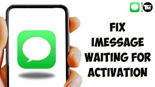 How To FIX iMessage Waiting for Activation on iPhone After iOS Update [upl. by Aillemac]