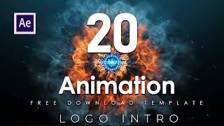 20 Free Amazing Intro Logo After Effects Template [upl. by Nosrac]