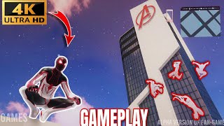 SpiderMan miles morales fan made game  Gameplay Android [upl. by Nylrats]