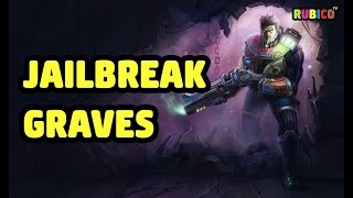 JAILBREAK GRAVES SKIN SPOTLIGHT  LEAGUE OF LEGENDS [upl. by Dnumsed]