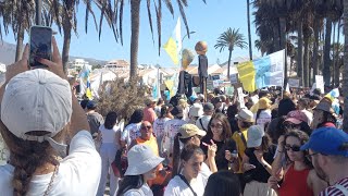 ESPECIAL 🎧 Canarias Tiene un Límite 20Oct Tenerife Sur manifestación turismo [upl. by Krys]