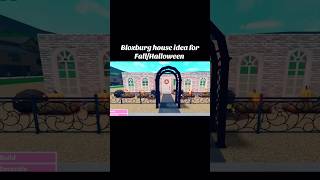 Bloxburg FallHalloween front of the house idea [upl. by Hcirdla]