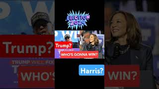 Whos gonna be president trump harris kamala kamalaharris donaldtrump president election [upl. by Helfant583]