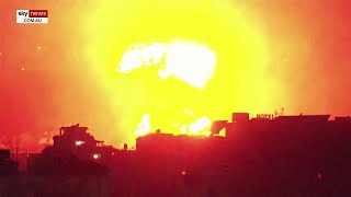 Powerful explosion rocks Beirut as Israel continues strikes [upl. by Drescher277]