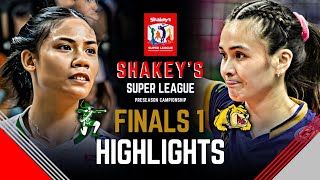 NU VS DLSU  FINALS GAME 1  Full Game Highlights  Shakeys Super League Championship 2024 🏆 [upl. by Gladis14]