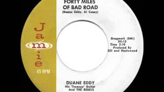 1959 HITS ARCHIVE Forty Miles Of Bad Road Duane Eddy [upl. by Elfrieda]