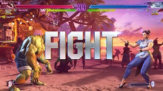 Street Fighter 6 🔥 Kingsubega Blanka Vs Moke Rank 1 ChunLi 🔥 SF6 high Level Matchs [upl. by Assenay]