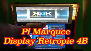 Retropie Dual Screen Raspberry PI 4 LCD Marquee Tutorial [upl. by Sadnalor]