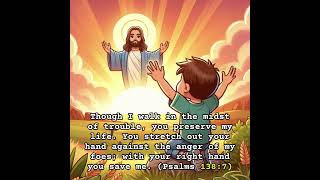 Though I walk in the midst of trouble you preserve my life god savior salvation jesuschrist [upl. by Atinuaj]