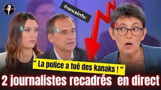 Deux journalistes recadrés sur les kanaks la révolte des colonies françaises Ravier nie le racisme [upl. by Kornher]