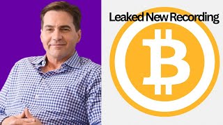 Craig Wright Talks About Bitcoin Legal Battle  Leaked NEW Recording [upl. by Cyn]