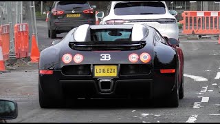 Supercars in Alderley Edge February 2024 Bugatti Veyron Mansory 12C 812 x2 brand new 750s [upl. by Langsdon]